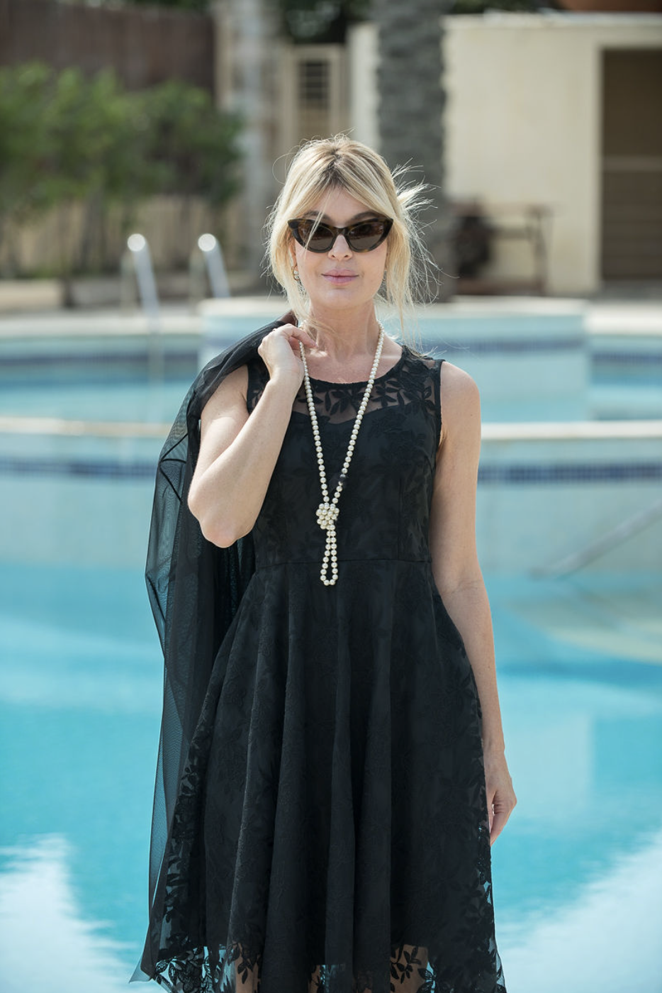 Ιταλικό φόρεμα με δαντέλα στο showroom Copa Fashion Άλιμος